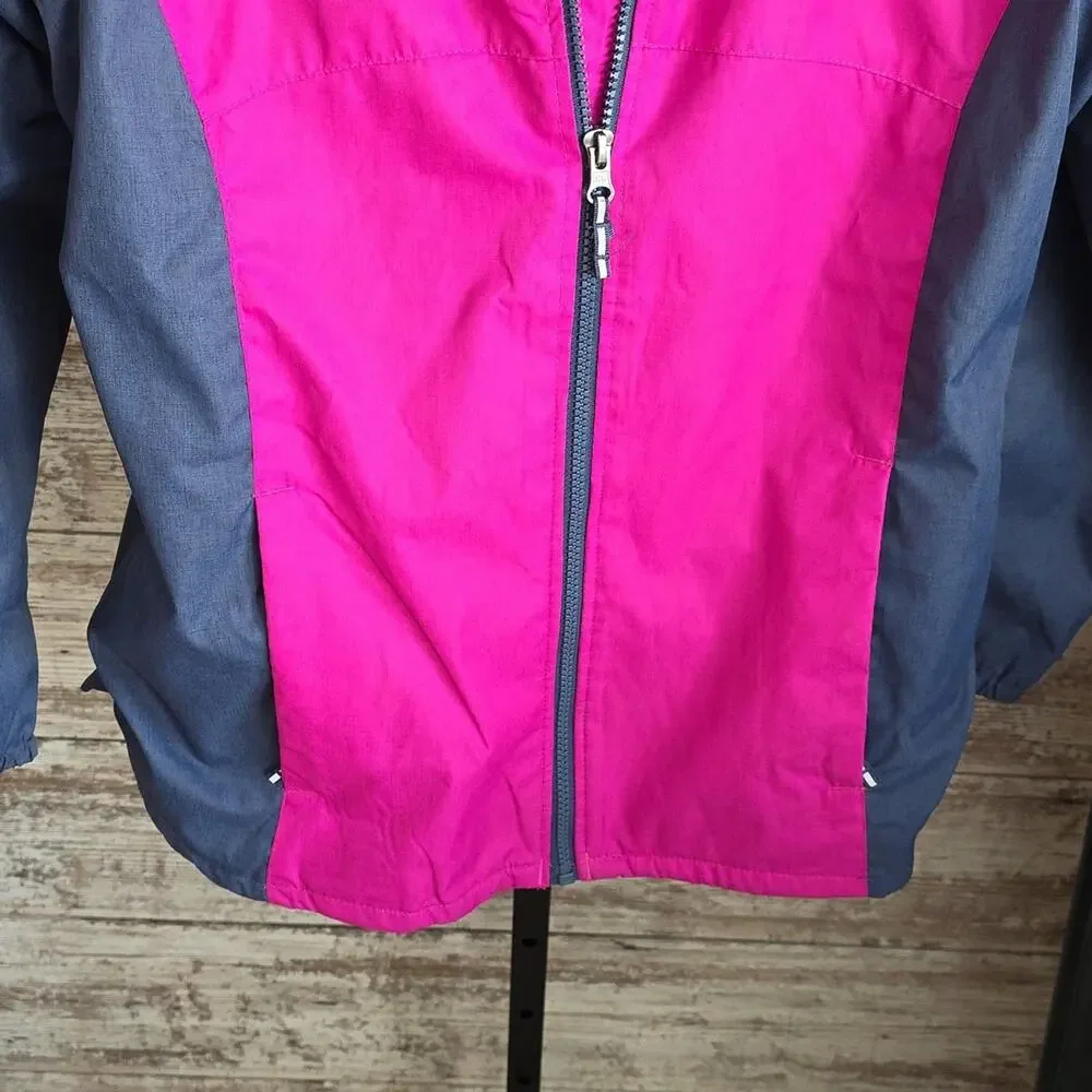 Columbia Endless Explorer Jacket Fuchsia and Charcoal Kids Size Large 14/16